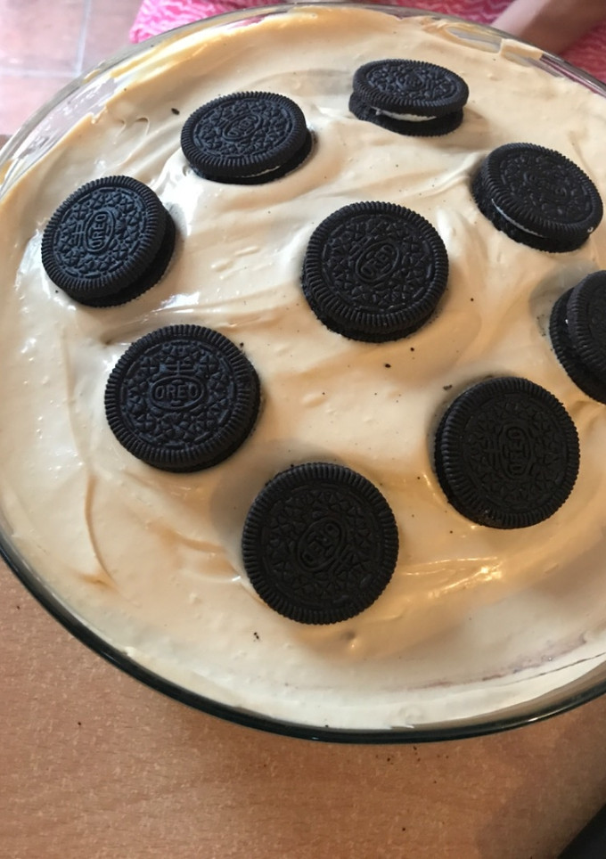 Una foto de Torta oreo y mousse helada!