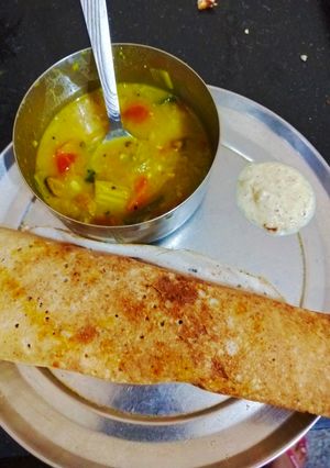 A picture of Masala Dosa.