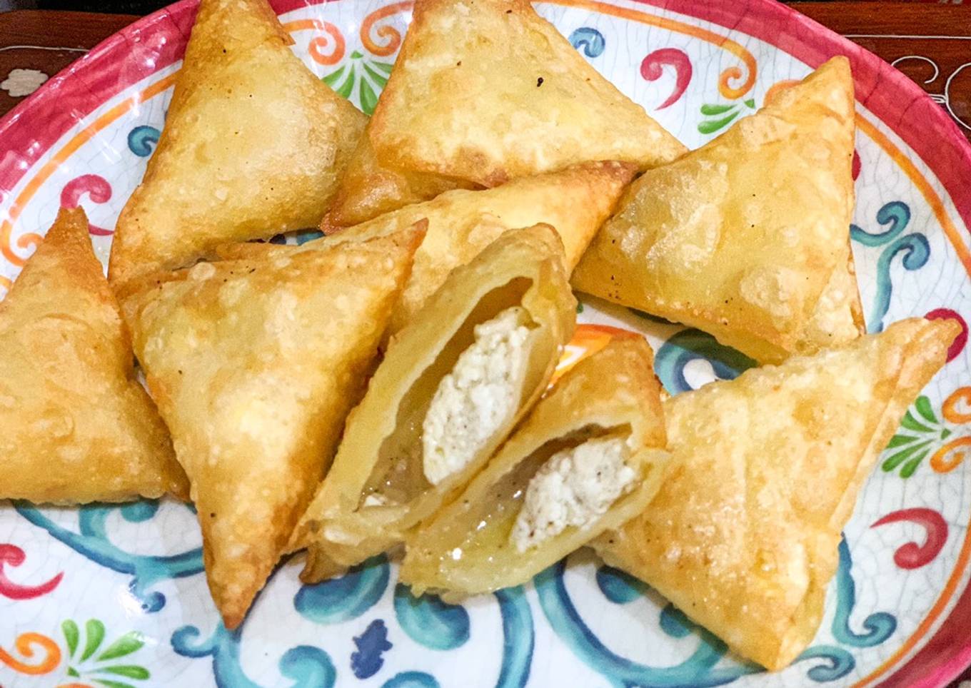 Feta Cheese Samosas