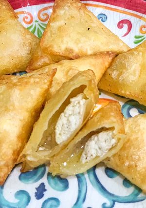 A picture of Feta Cheese Samosas.