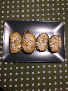 Una foto de Patatas rellenas de ricotta y atún