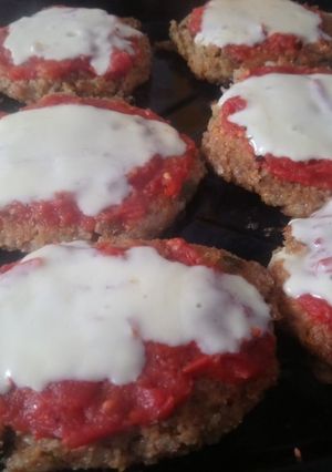 Una foto de Hamburguesas de trigo burgol
