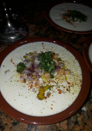 A picture of Chickpea soup.