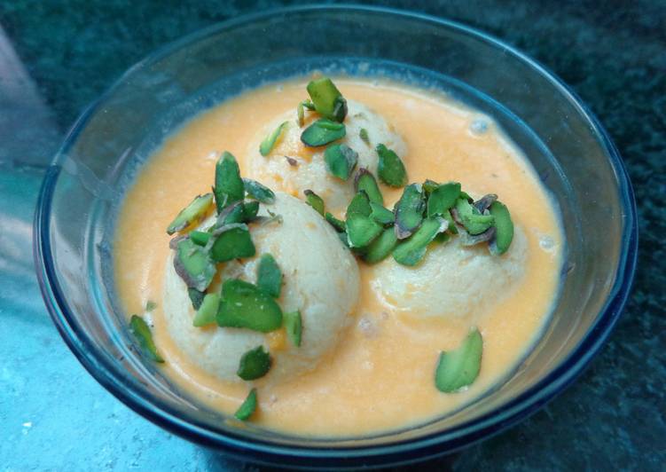Carrot Rasmalai