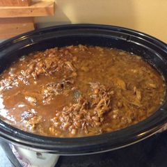 A picture of Pulled Pork And Beans.