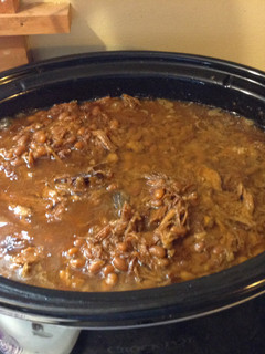 A picture of Pulled Pork And Beans.