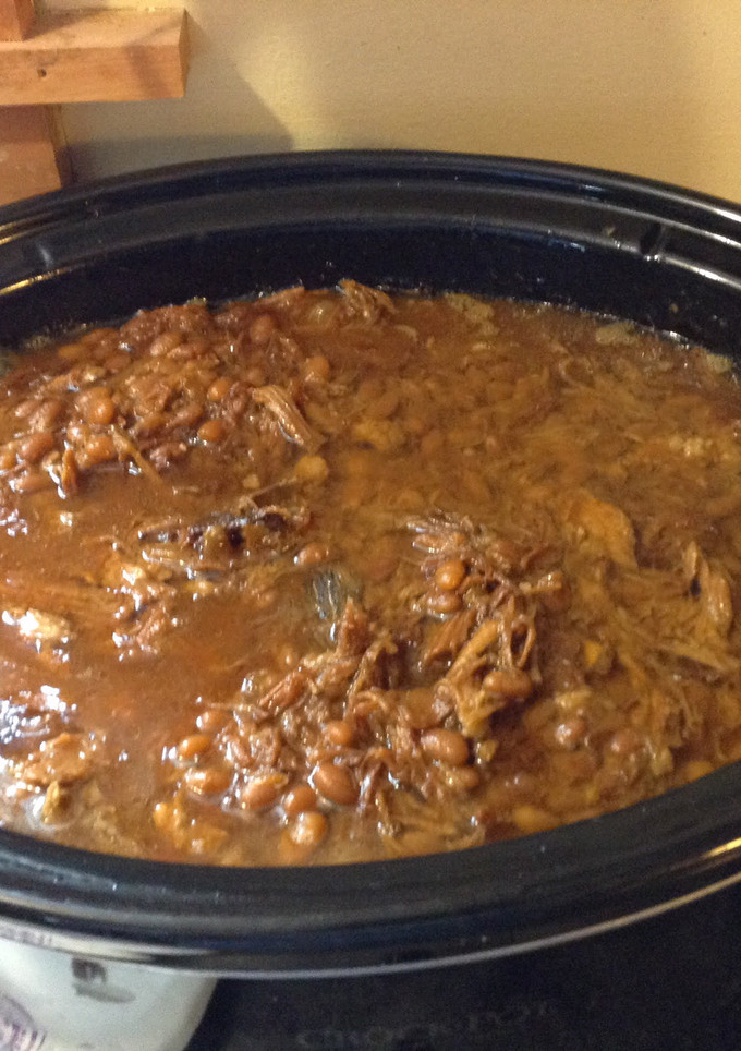 A picture of Pulled Pork And Beans.