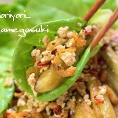 A picture of Thai Style Grilled Eggplant Salad.
