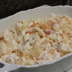 A picture of Potato Fruit Salad.