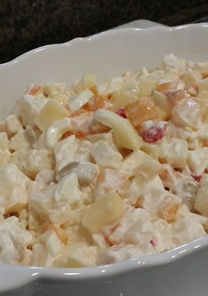 A picture of Potato Fruit Salad.
