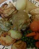 Low Calorie & Quick Roast Celeriac, parsnips & potatoes