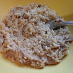 A picture of Irmgards Pork & Rice.