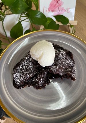 صورة لوصفة كعكة البودينغ الساخنة 😋