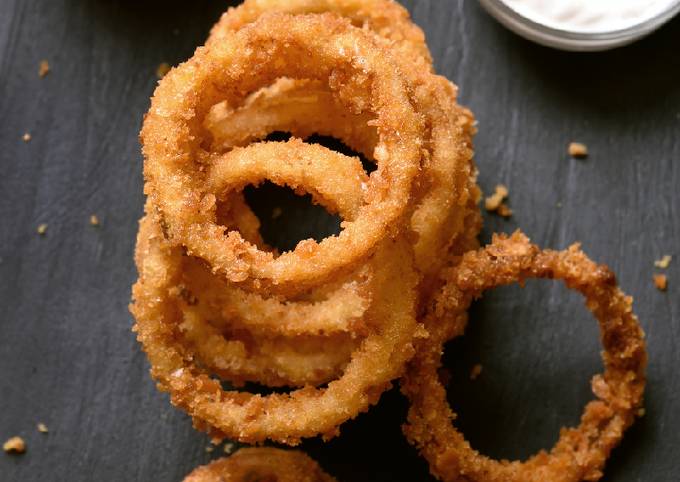 Resep Onion Ring Sederhana Rasa Resto, Crispy Enak..! Oleh Mrs. Ferdi ...