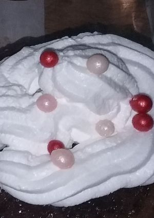 Una foto de Chantilly de café