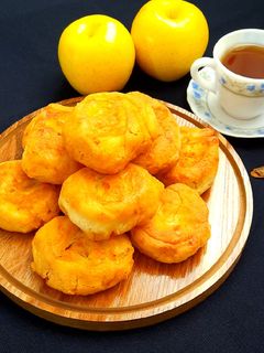 عکسی از دستور دونات سیب