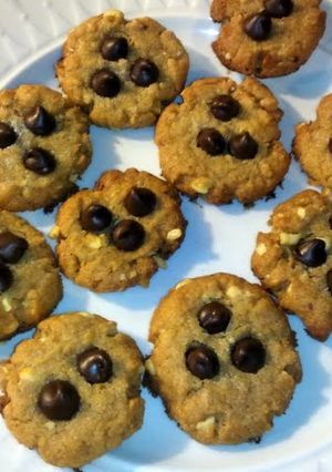 A picture of Easy as 1-2-3-4 Peanut butter cookies.