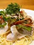 Chilled Pasta with Pork and Herbs