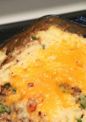 A picture of Almost Shepherds Pie.