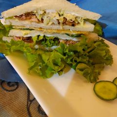 Chicken Tikka sandwich A picture of Chicken Tikka sandwich.