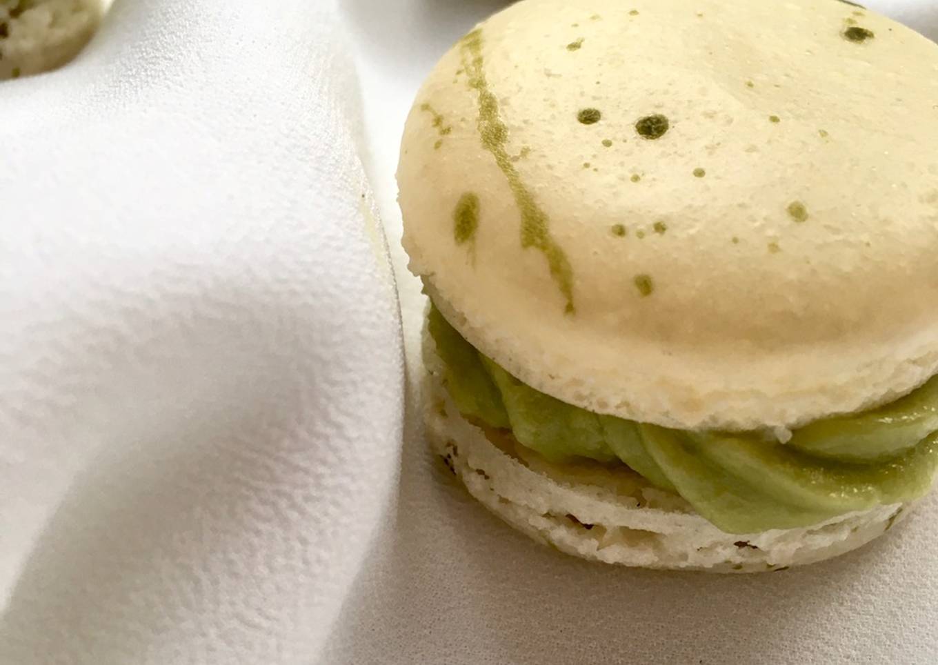 Matcha #macarons