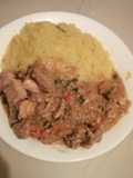 Matoke kwa rojo ya kuku