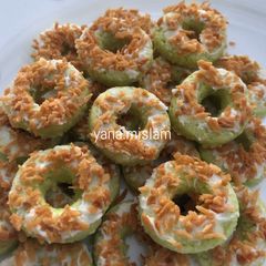 A picture of Pandan Gula Melaka Cookies.