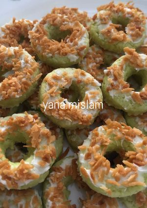 A picture of Pandan Gula Melaka Cookies.