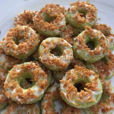 Pandan gula melaka cookies