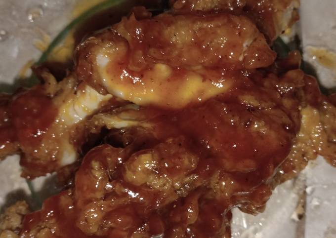 Resep Spicy Chicken murah meriah, Enak Banget