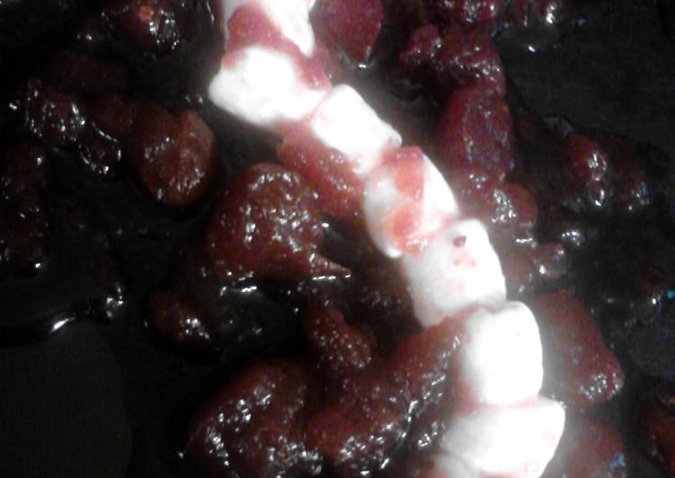 Easiest Way to Make Award-winning Severed Meaty Spinal Cord - Halloween cranberry marshmallows