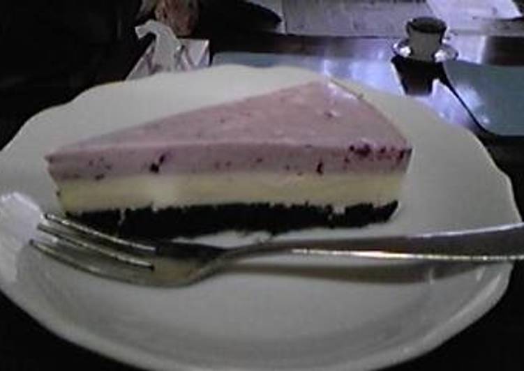 How to Prepare Super Quick Homemade Blueberry No-bake Cheesecake