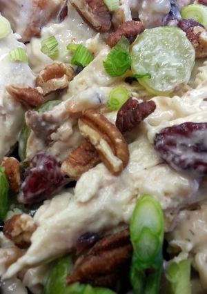 A picture of Apple-Pecan Chicken Salad.