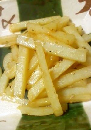 A picture of Potato Kimpira Using Shio-Koji.