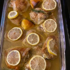 A picture of Lemon and Rosemary Chicken.