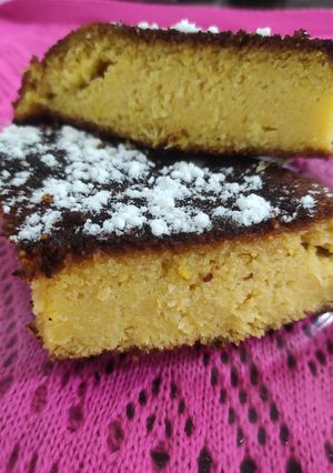 Una foto de Torta de maíz en licuadora