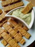 Vickys Herb & Chickpea 'Fries' with Garlic & Avocado Aioli, Gluten, Dairy, Egg, Soy & Nut-Free