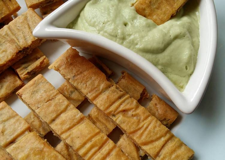 Simple Way to Make Super Quick Homemade Vickys Herb &amp; Chickpea &#39;Fries&#39; with Garlic &amp; Avocado Aioli, Gluten, Dairy, Egg, Soy &amp; Nut-Free