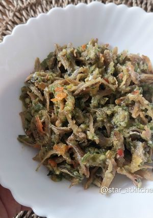 Foto resep 200. Teri Jengki Sambal Cabe Hijau | pedas 🌶🌶