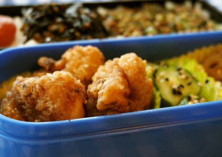 Recipe of Perfect Chicken Karaage for Bento