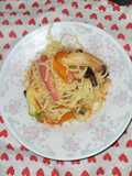 Fideos nido oriental