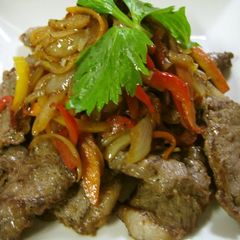 A picture of Japanese-Style Steak – Great with Rice.