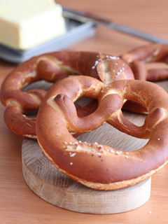 A picture of Authentic German Pretzels.