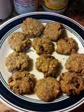 Awesome gluten and egg free chocolate chip walnut cookies