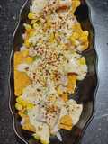 Vegetable cheesy nachos