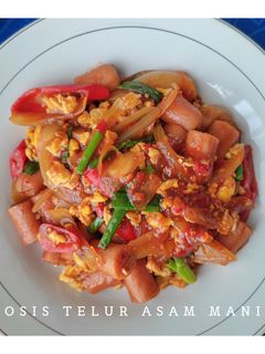 Foto resep Sosis Telur Asam Manis
