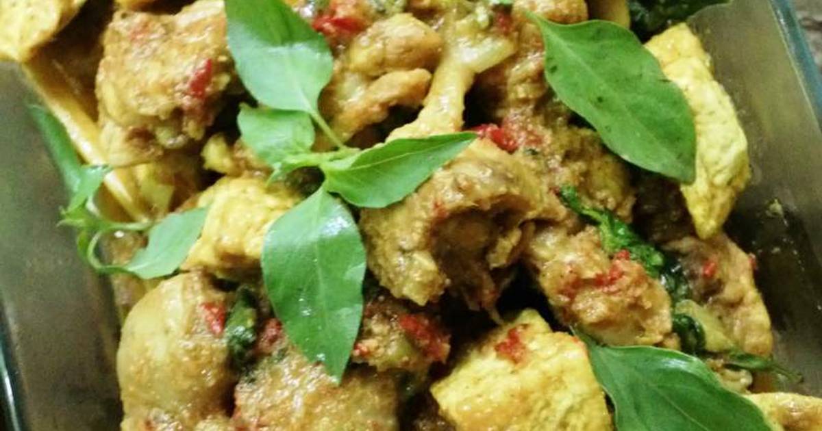 Resep Ayam & Tahu Masak Woku oleh Mega Pusfhita - Cookpad