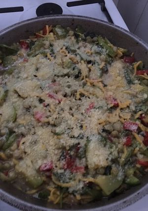 Una foto de Fideos primavera