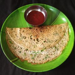 A picture of Wheat flour dosa.