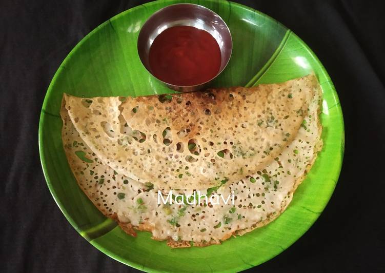 Steps to Make Speedy Wheat flour dosa